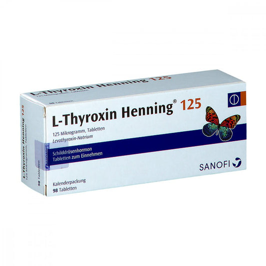 L-Thyroxin 125 Henning Tabl.I.Kalenderpack. (98 stk)
