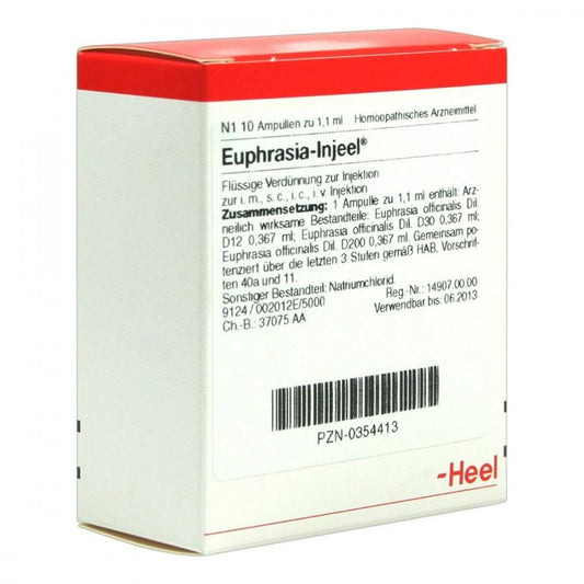 Das Produktfoto zeigt Euphrasia Injeel Ampullen (10 stk) PZN 00354413