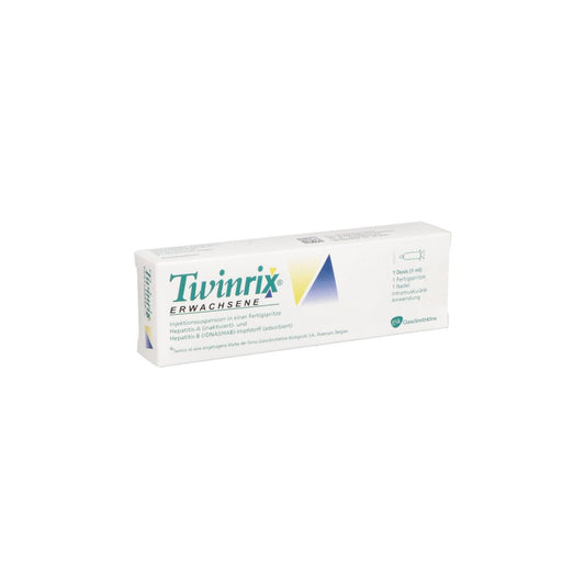 Das Produktfoto zeigt Twinrix Erwachsene Impfdosis Inj.-Sus.I.E.F-Spr. (1X1 ml) PZN 00361850