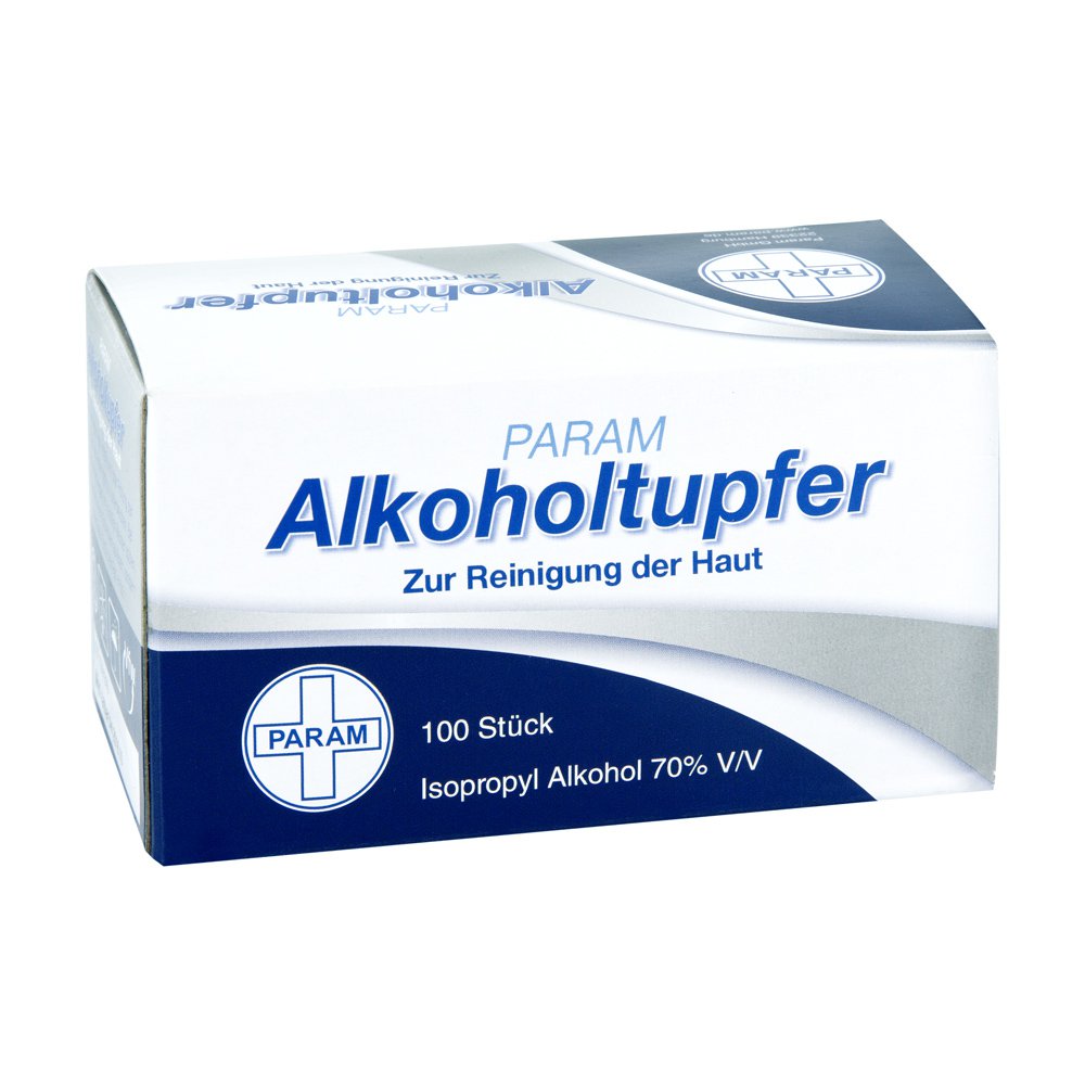 Alkoholtupfer Param (100 stk)