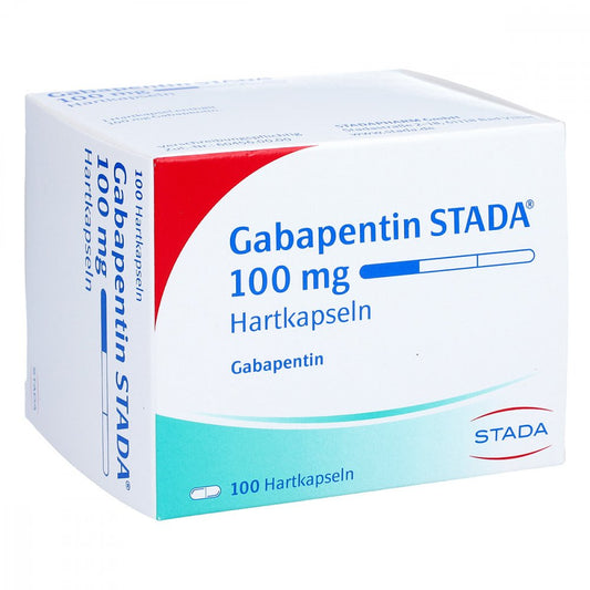 Das Produktfoto zeigt Gabapentin Stada 100 Mg Hartkapseln (100 stk) PZN 00407368