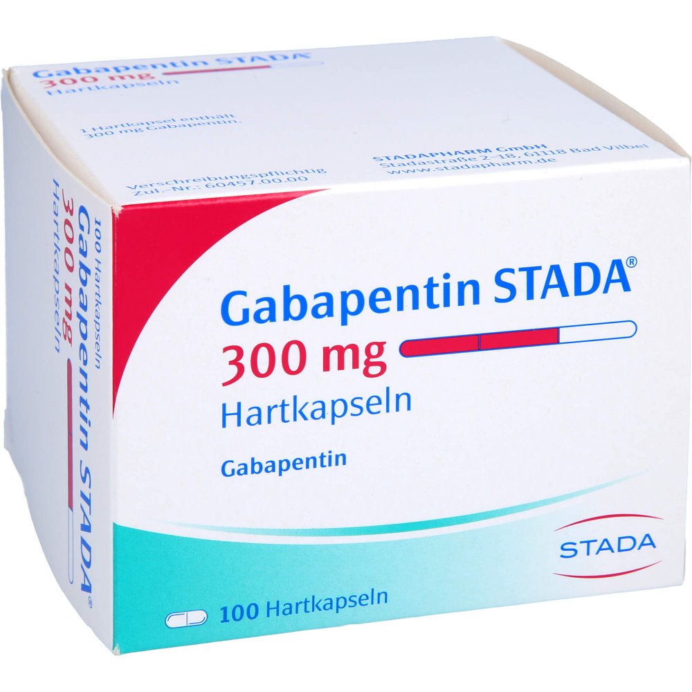 Das Produktfoto zeigt Gabapentin Stada 300 Mg Hartkapseln (100 stk) PZN 00407552