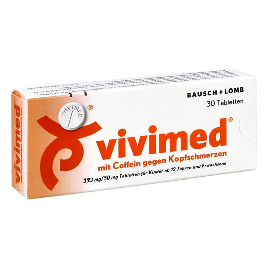 Vivimed Mit Coffein Gegen Kopfschmerzen Tabletten (30 stk)