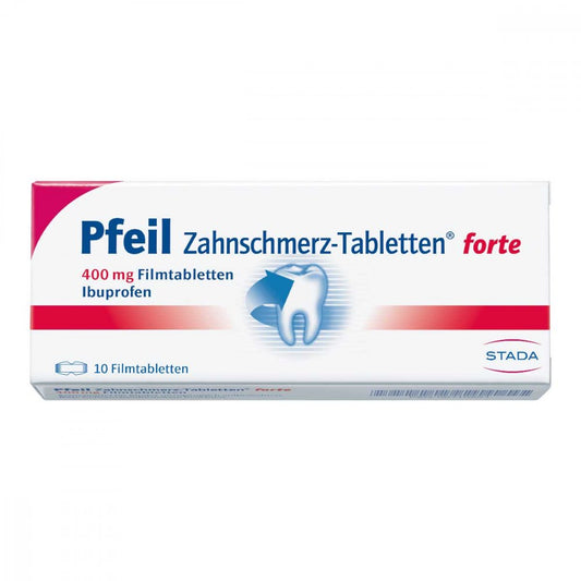 Pfeil Zahnschmerz-Tabletten Forte Filmtabletten (10 stk)