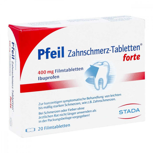 Pfeil Zahnschmerz-Tabletten Forte Filmtabletten (20 stk)