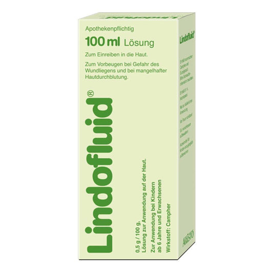 Das Produktfoto zeigt Lindofluid Lösung (100 ml) PZN 00422534