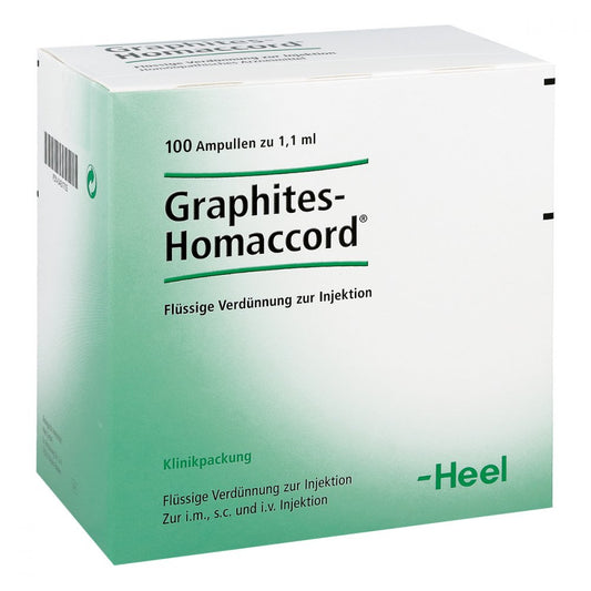 Das Produktfoto zeigt Graphites Homaccord Ampullen (100 stk) PZN 00431705