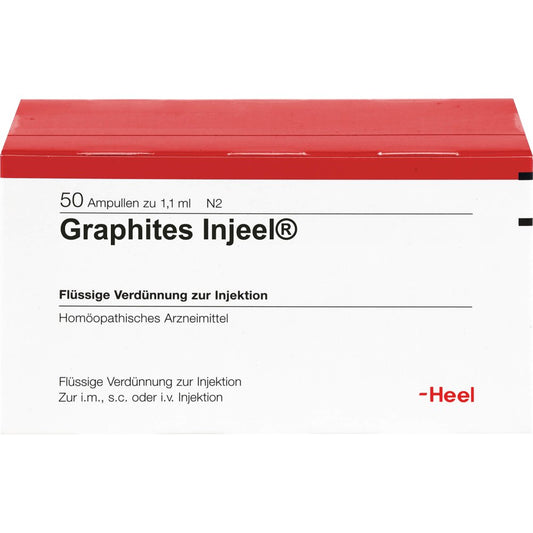 Das Produktfoto zeigt Graphites Injeel Ampullen (50 stk) PZN 00431786