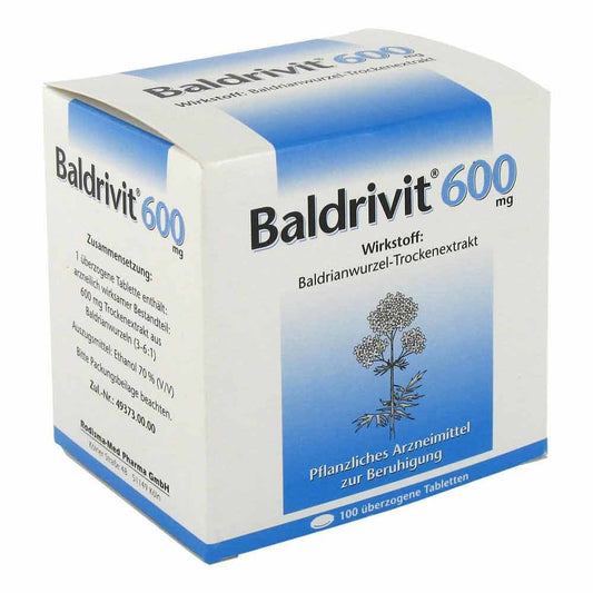 Baldrivit 600 Mg Überzogene Tabletten (100 stk)