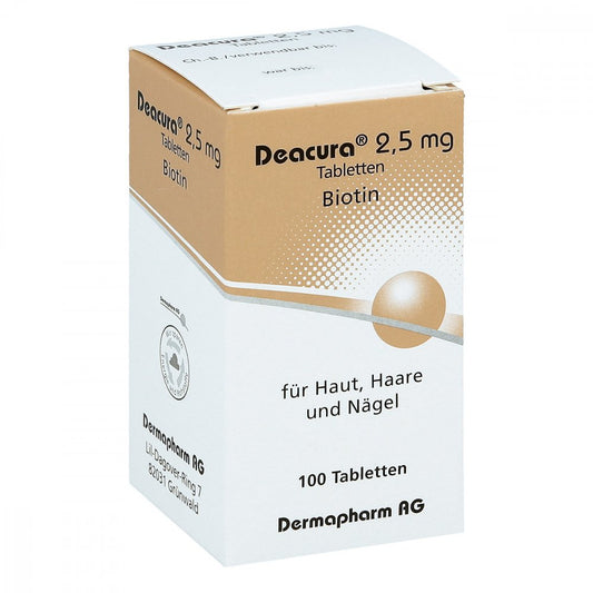 Deacura 2,5 Mg Tabletten (100 stk)
