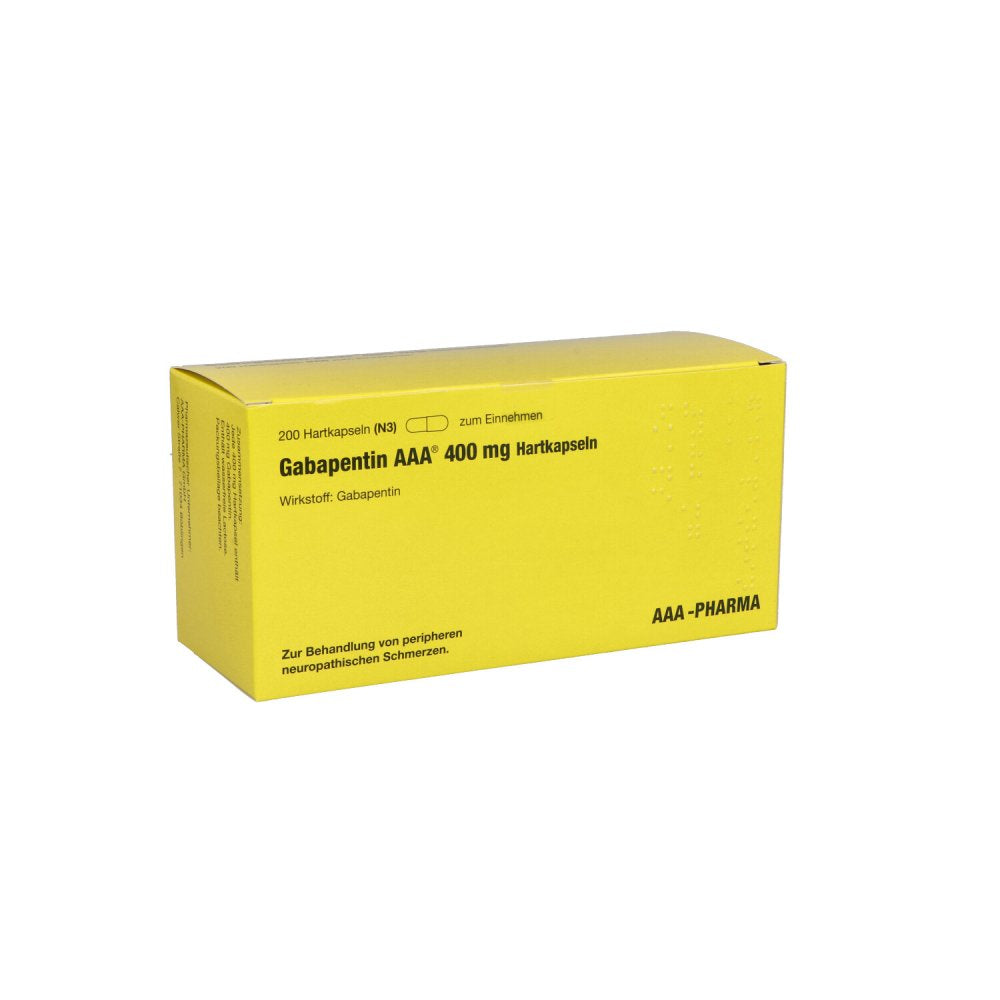 Gabapentin Aaa 400 Mg Hartkapseln (200 stk)