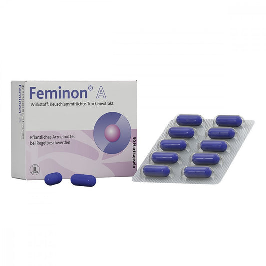 Das Produktfoto zeigt Feminon A Hartkapseln (60 stk) PZN 00453842