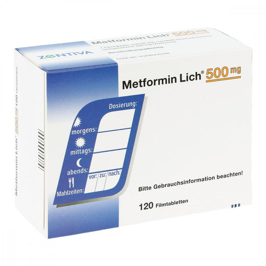 Metformin Lich 500 Mg Filmtabletten (120 stk)