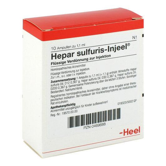 Hepar Sulfuris Injeel Ampullen (10 stk)