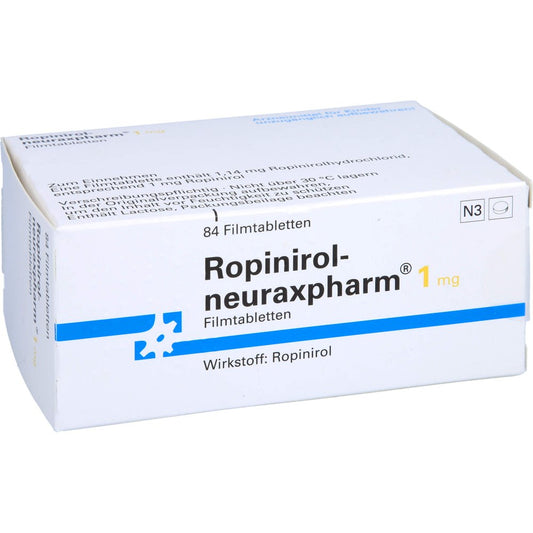 Ropinirol-Neuraxpharm 1 Mg Filmtabletten (84 stk)