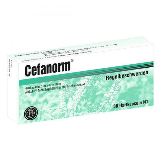 Das Produktfoto zeigt Cefanorm Hartkapseln (30 stk) PZN 00492598