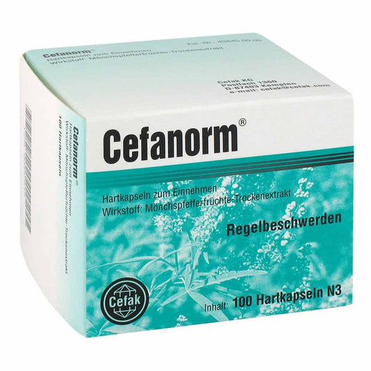 Das Produktfoto zeigt Cefanorm Hartkapseln (100 stk) PZN 00492612