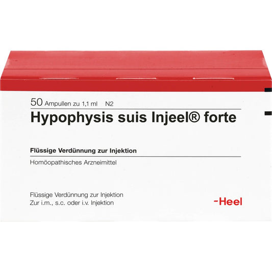 Das Produktfoto zeigt Hypophysis Suis Injeel Forte Ampullen (50 stk) PZN 00513509