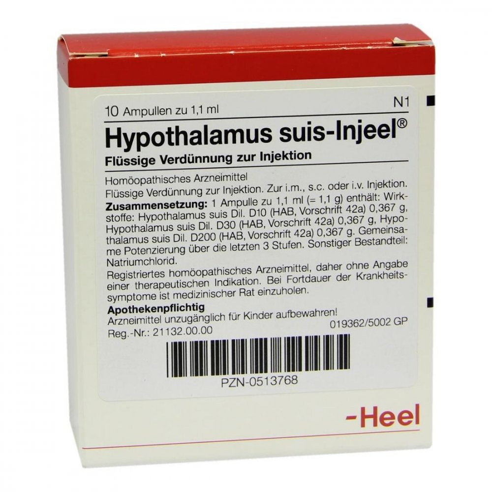 Hypothalamus Suis Injeel Ampullen (10 stk)