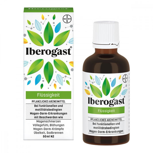 Das Produktfoto zeigt Iberogast Flüssig (50 ml) PZN 00514650