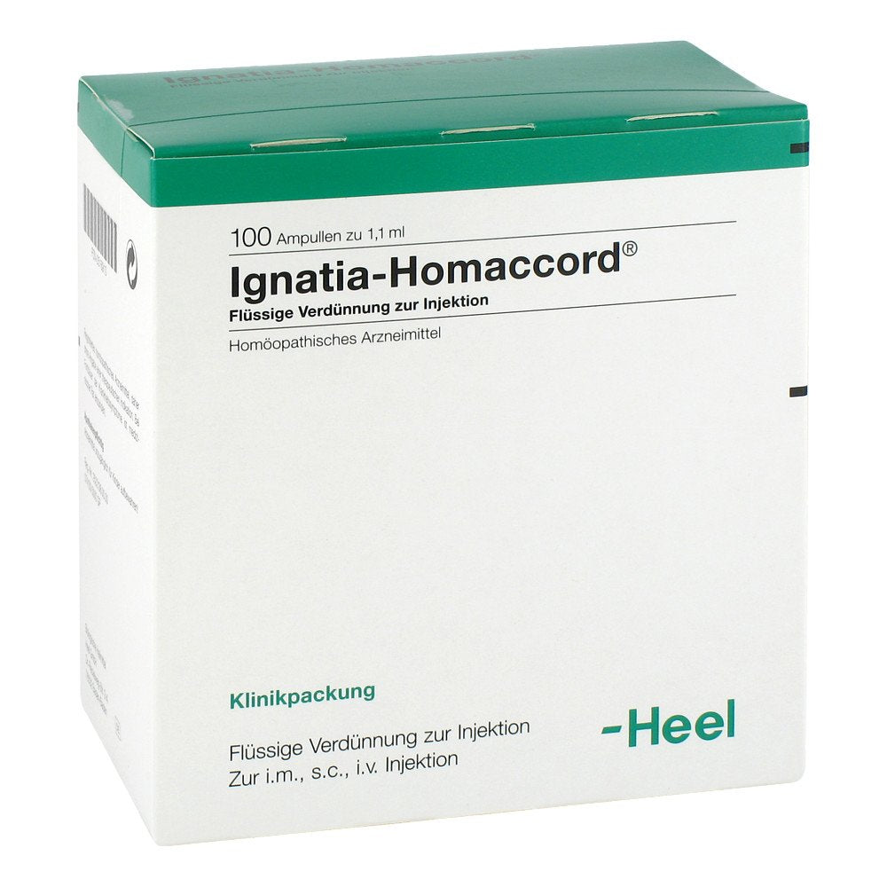 Das Produktfoto zeigt Ignatia Homaccord Ampullen (100 stk) PZN 00516910