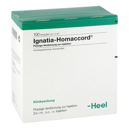 Das Produktfoto zeigt Ignatia Homaccord Ampullen (100 stk) PZN 00516910