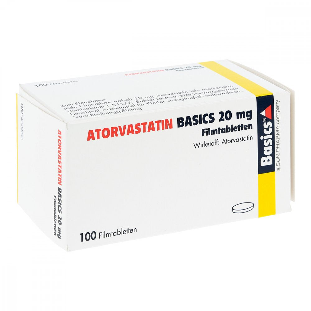 Atorvastatin Basics 20 Mg Filmtabletten (100 stk)