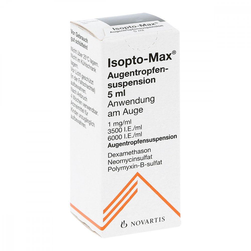 Das Produktfoto zeigt Isopto-Max Augentropfensuspension (5 ml) PZN 00531128