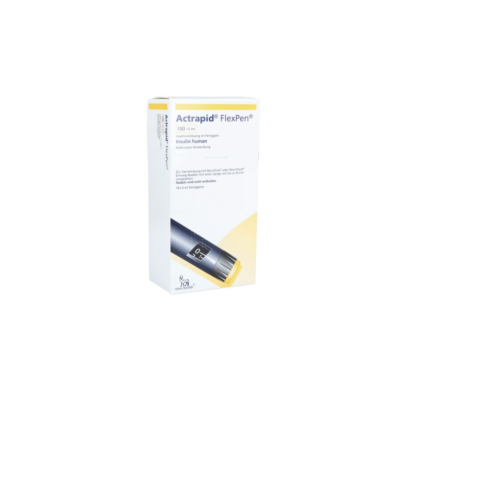 Actrapid Flexpen 100 I.E./Ml Inj.-Lsg.I.Fertigpen (10X3 ml)