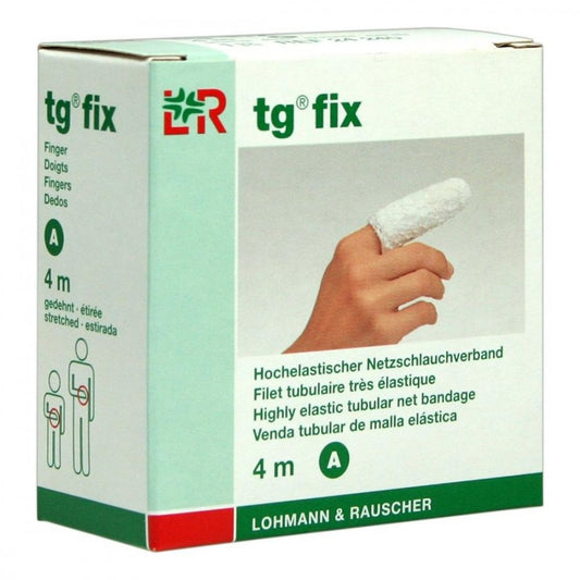 Das Produktfoto zeigt Tg Fix Netzverband A 4 M Weiß (1 stk) PZN 00537272