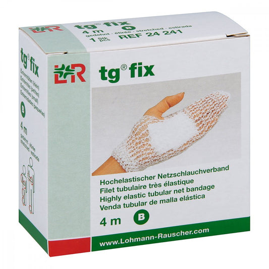 Das Produktfoto zeigt Tg Fix Netzverband B 4 M Weiß (1 stk) PZN 00537289