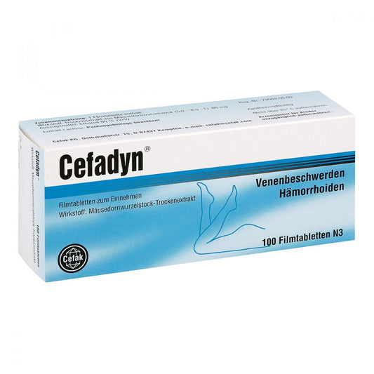 Das Produktfoto zeigt Cefadyn Filmtabletten (100 stk) PZN 00539176