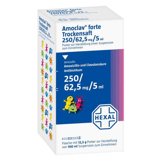 Amoclav Forte Trockensaft 250/62,5 Mg/5 Ml (100 ml)