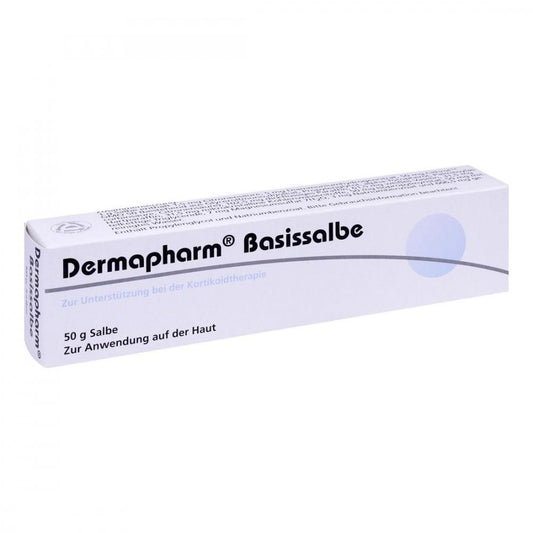 Das Produktfoto zeigt Dermapharm Basissalbe (50 g) PZN 00550769
