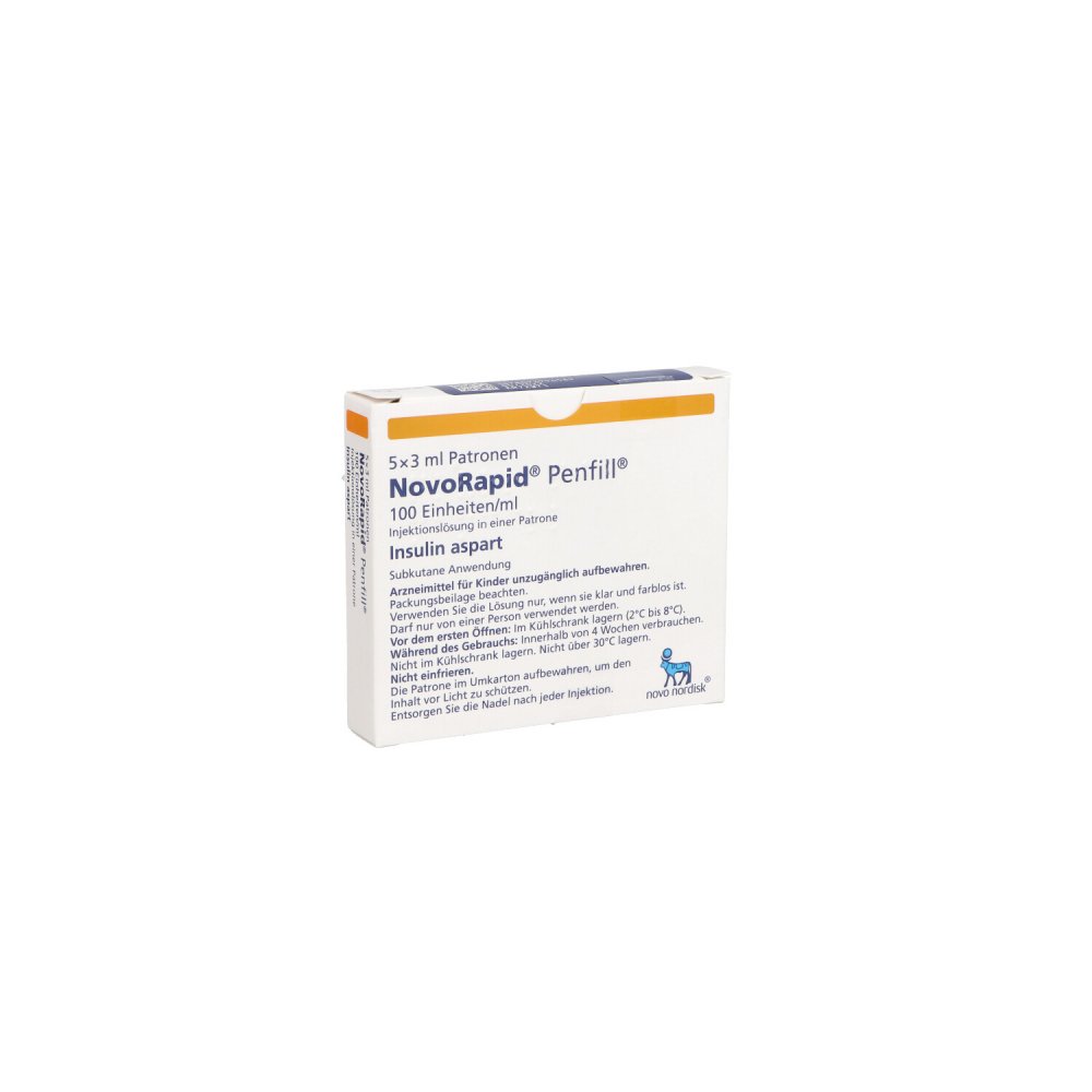 Novorapid Penfill 100 E/Ml Inj.-Lsg.I.E.Patrone (5X3 ml)