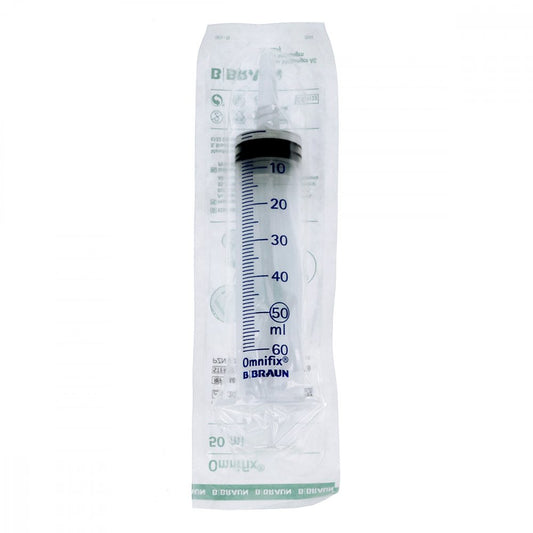 Das Produktfoto zeigt Omnifix Wund U.Blasenspritze 50 Ml O.Adapter (50 ml) PZN 00570074