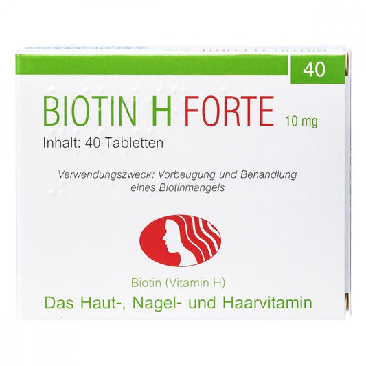 Biotin H Forte 10 Mg Tabletten (40 stk)