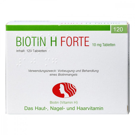 Biotin H Forte 10 Mg Tabletten (120 stk)