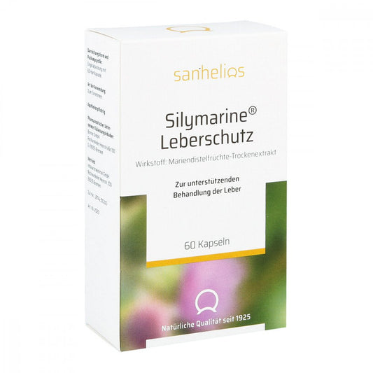 Das Produktfoto zeigt Silymarine Leberschutz Kapseln (60 stk) PZN 00573368