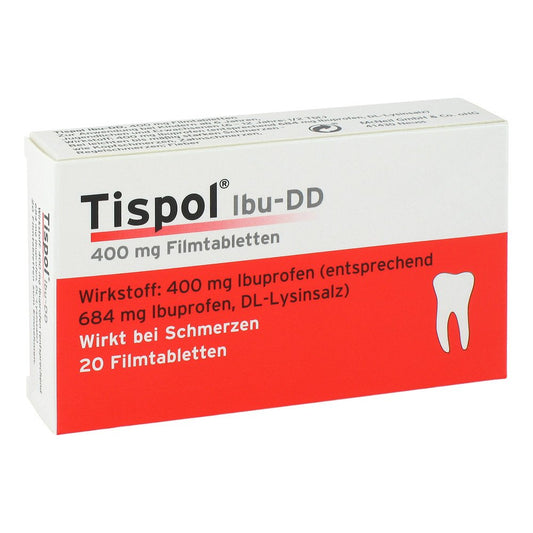 Tispol Ibu Dd Filmtabletten (20 stk)