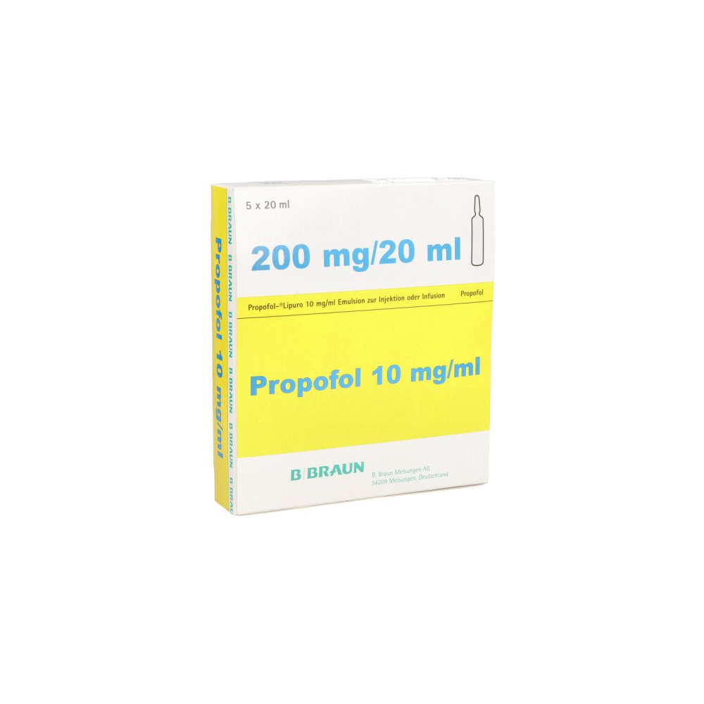 Propofol Lipuro 1% 10mg/Ml Emu.Z.Inj.O.Inf.Gl.Amp. (5X20 ml)