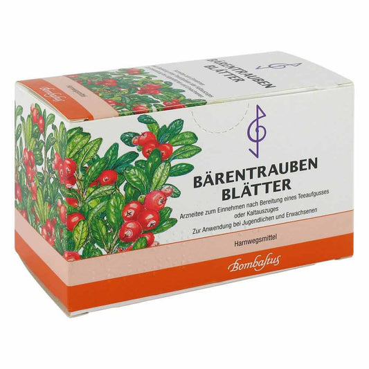 Das Produktfoto zeigt Bärentraubenblätter Filterbeutel (20X3 g) PZN 00589688