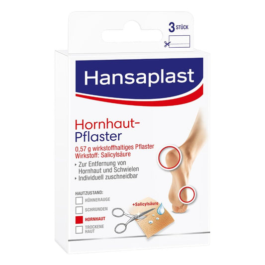Das Produktfoto zeigt Hansaplast Hornhautpflaster (3 stk) PZN 00592182