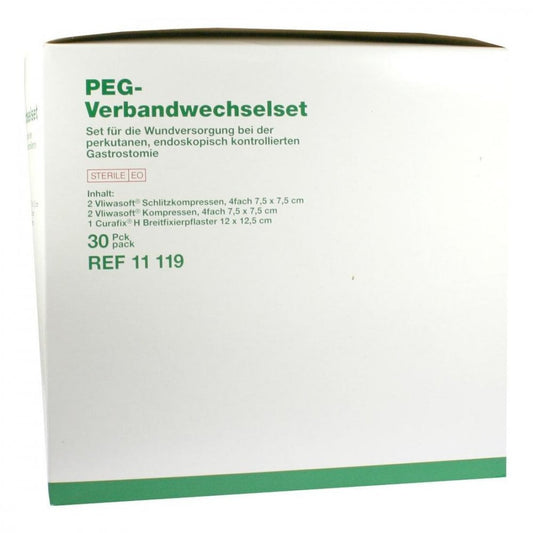 Das Produktfoto zeigt Peg Verbandwechsel Set (30 stk) PZN 00596731
