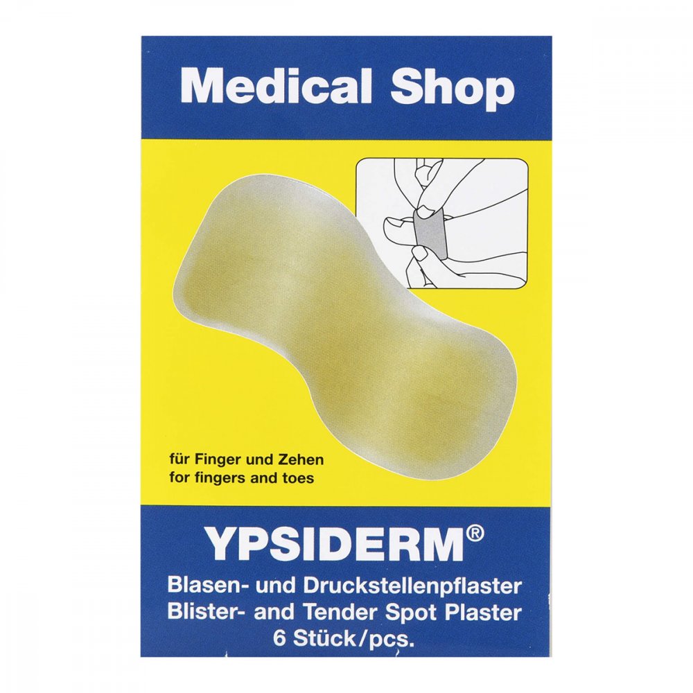 Das Produktfoto zeigt Blasenpflaster Ypsiderm Klein (6 stk) PZN 00600266