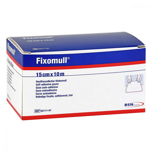Das Produktfoto zeigt Fixomull Klebemull 15 Cmx10 M (1 stk) PZN 00601774