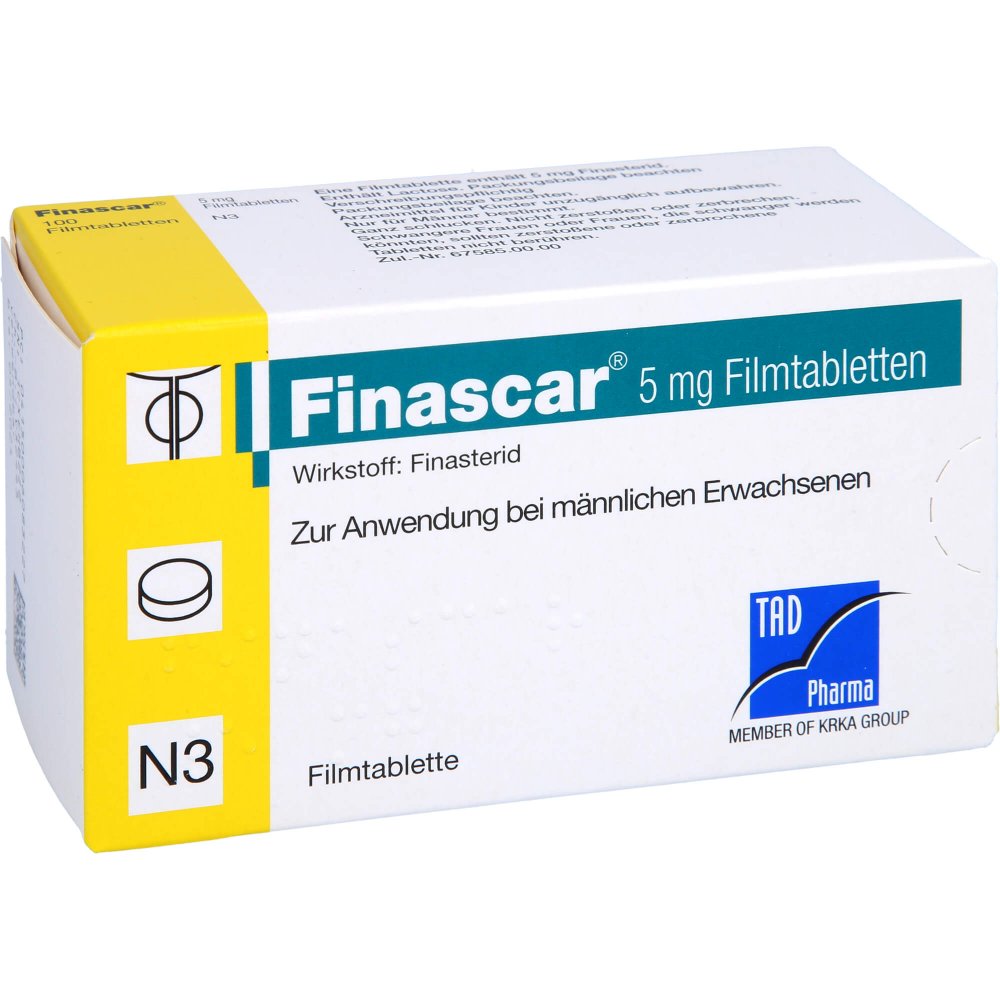 Finascar 5 Mg Filmtabletten (100 stk)