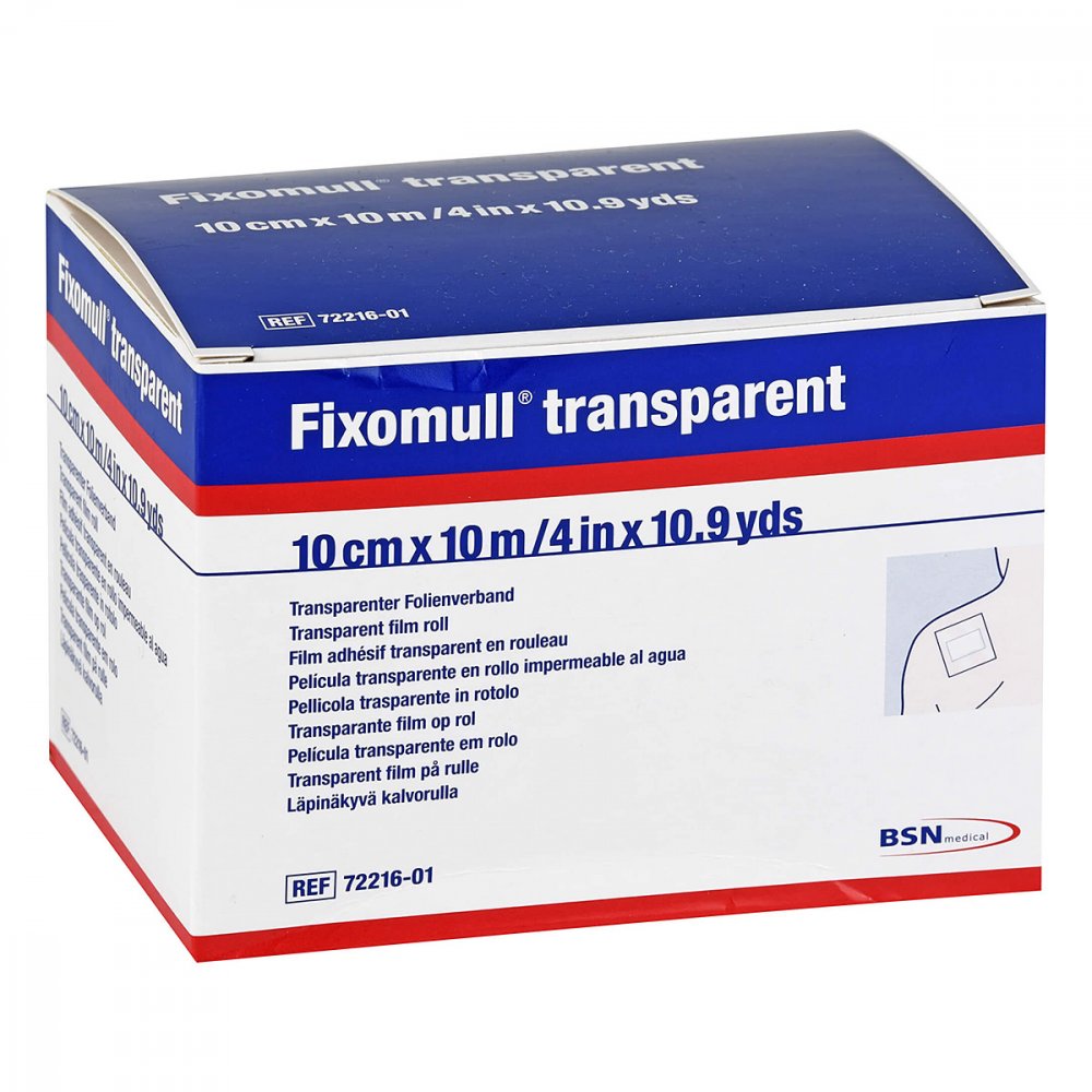 Fixomull Transparent 10 Cmx10 M (1 stk)