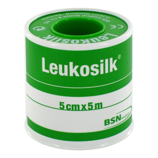 Das Produktfoto zeigt Leukosilk 5 Cmx5 M (1 stk) PZN 00626231