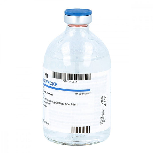 Das Produktfoto zeigt Wasser Für Injektionszwecke (100 ml) PZN 00626544